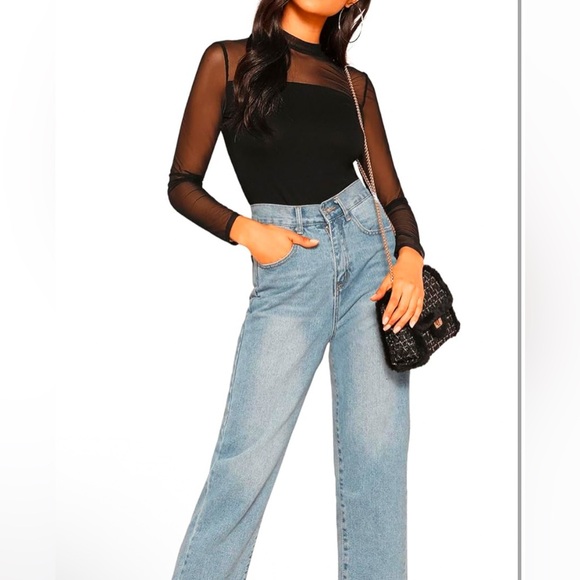 Sheer Mesh Longsleeve turtleneck - Picture 5 of 8